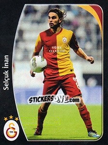 Sticker Selçuk Inan - Spor Toto Süper Lig 2011-2012 n. 408 - Panini