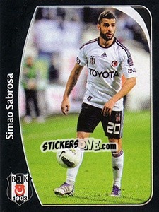 Sticker Simao Sabrosa - Spor Toto Süper Lig 2011-2012 n. 409 - Panini