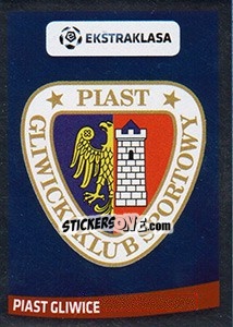 Sticker Piast Gliwice - Ekstraklasa 2015-2016 - Panini