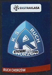 Sticker Ruch Chorzow - Ekstraklasa 2015-2016 n. 15 - Panini