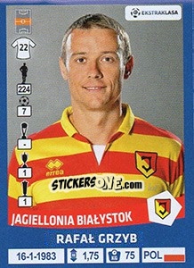 Sticker Rafal Grzyb - Ekstraklasa 2015-2016 n. 94 - Panini