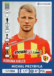 Cromo Michal Przybyla - Ekstraklasa 2015-2016 - Panini