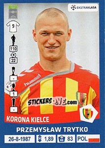 Sticker Przemyslaw Trytko - Ekstraklasa 2015-2016 n. 124 - Panini