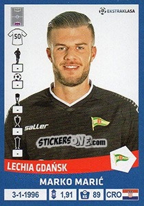 Sticker Marko Maric - Ekstraklasa 2015-2016 n. 148 - Panini