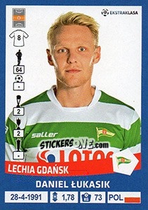 Cromo Daniel Lukasik - Ekstraklasa 2015-2016 - Panini