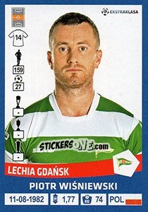 Sticker Piotr Wisniewski - Ekstraklasa 2015-2016 n. 163 - Panini