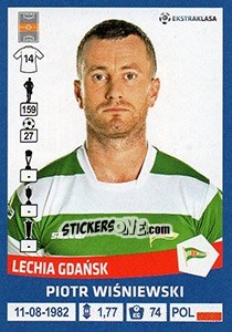 Sticker Piotr Wisniewski - Ekstraklasa 2015-2016 - Panini