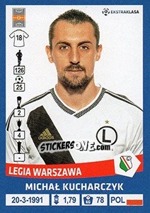 Sticker Michal Kucharczyk - Ekstraklasa 2015-2016 n. 181 - Panini