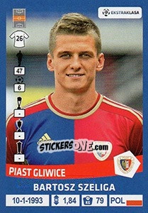 Sticker Bartosz Szeliga - Ekstraklasa 2015-2016 - Panini