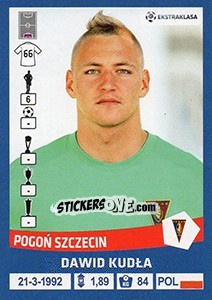 Sticker Dawid Kudła - Ekstraklasa 2015-2016 n. 231 - Panini