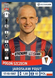 Figurina Jaroslaw Fojut - Ekstraklasa 2015-2016 - Panini