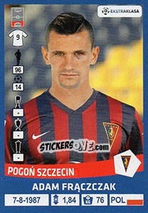 Cromo Adam Frączczak - Ekstraklasa 2015-2016 - Panini