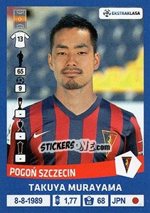 Sticker Takuya Murayama - Ekstraklasa 2015-2016 n. 246 - Panini