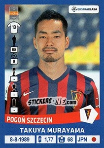 Sticker Takuya Murayama - Ekstraklasa 2015-2016 - Panini