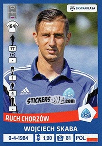 Sticker Wojciech Skaba - Ekstraklasa 2015-2016 - Panini