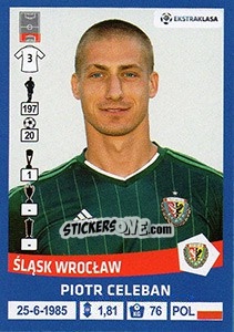 Sticker Piotr Celeban - Ekstraklasa 2015-2016 n. 275 - Panini
