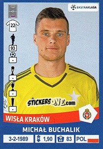 Sticker Michal Buchalik - Ekstraklasa 2015-2016 - Panini