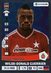 Sticker Wilde-Donald Guerrier - Ekstraklasa 2015-2016 n. 325 - Panini