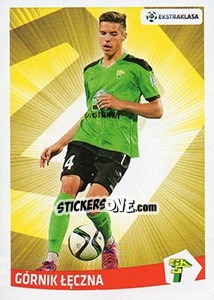 Sticker Jan Bednarek (Gornik Leczna) - Ekstraklasa 2015-2016 - Panini