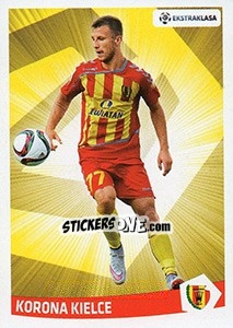 Sticker Michal Przybyla (Korona Kielce) - Ekstraklasa 2015-2016 n. 360 - Panini