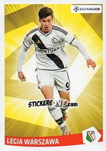 Sticker Adam Ryczkowski (Legia Warszawa) - Ekstraklasa 2015-2016 n. 363 - Panini