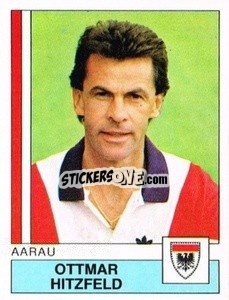 Sticker Ottmar Hitzfeld - Football Switzerland 1987-1988 n. 4 - Panini
