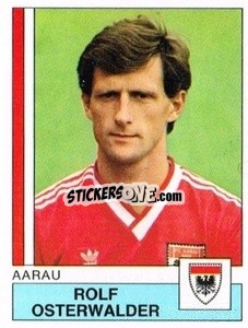 Sticker Rolf Osterwalder - Football Switzerland 1987-1988 n. 6 - Panini