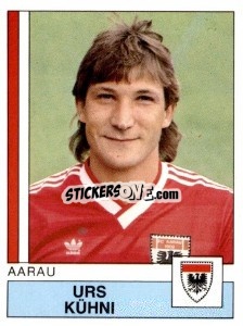 Figurina Urs Kuhni - Football Switzerland 1987-1988 - Panini