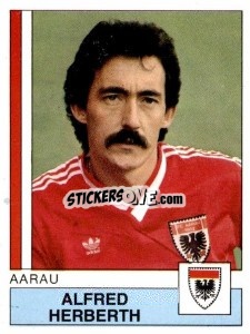 Sticker Alfred Herberth - Football Switzerland 1987-1988 - Panini
