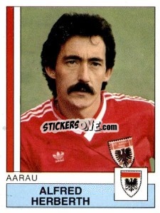 Sticker Alfred Herberth - Football Switzerland 1987-1988 n. 12 - Panini