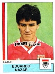 Cromo Eduardo Nazar - Football Switzerland 1987-1988 - Panini