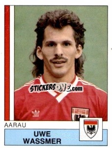 Cromo Uwe Wassmer - Football Switzerland 1987-1988 n. 16 - Panini