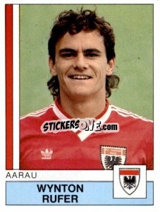 Sticker Wynton Rufer - Football Switzerland 1987-1988 n. 17 - Panini