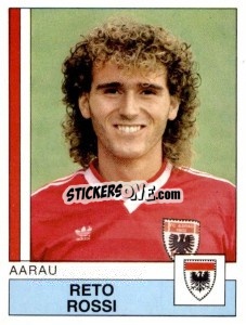 Figurina Reto Rossi - Football Switzerland 1987-1988 n. 18 - Panini