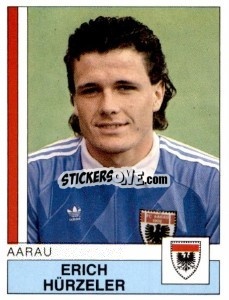 Sticker Erich Hurzeler - Football Switzerland 1987-1988 - Panini