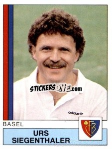 Sticker Urs Siegenthaler - Football Switzerland 1987-1988 n. 23 - Panini