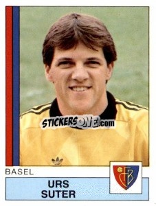 Sticker Urs Suter - Football Switzerland 1987-1988 - Panini