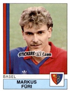 Sticker Markus Furi - Football Switzerland 1987-1988 - Panini