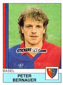 Figurina Peter Bernauer - Football Switzerland 1987-1988 - Panini