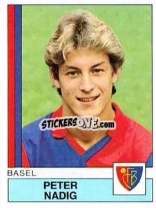 Sticker Peter Nadig - Football Switzerland 1987-1988 - Panini
