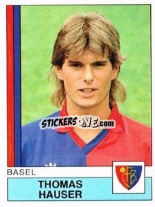 Figurina Thomas Hauser - Football Switzerland 1987-1988 - Panini