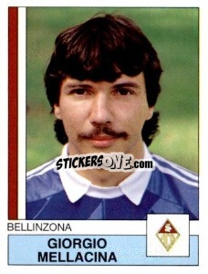 Sticker Giorgio Mellacna - Football Switzerland 1987-1988 - Panini