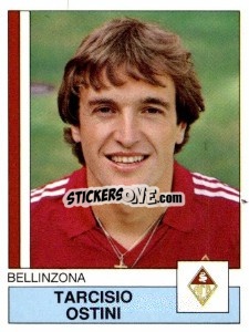 Sticker Tarcisio Ostini - Football Switzerland 1987-1988 - Panini