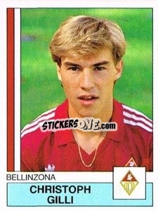 Figurina Christoph Gilli - Football Switzerland 1987-1988 - Panini