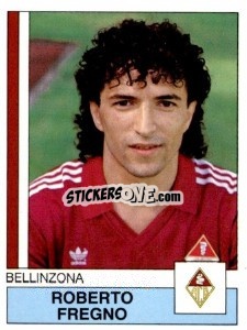 Cromo Roberto Fregno - Football Switzerland 1987-1988 - Panini