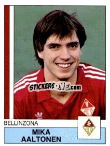 Sticker Mika Aaltonen - Football Switzerland 1987-1988 - Panini
