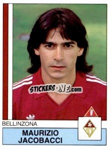 Cromo Maurizio Jacobacci - Football Switzerland 1987-1988 - Panini