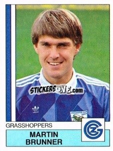 Sticker Martin Brunner - Football Switzerland 1987-1988 - Panini