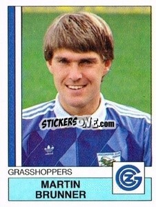 Figurina Martin Brunner - Football Switzerland 1987-1988 n. 62 - Panini