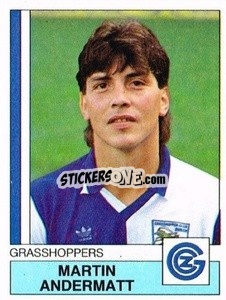 Sticker Martin Andermatt - Football Switzerland 1987-1988 n. 63 - Panini